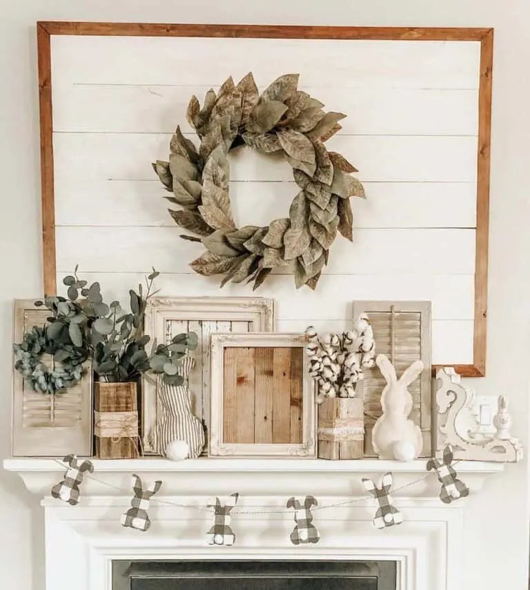 Neutral Easter Mantel