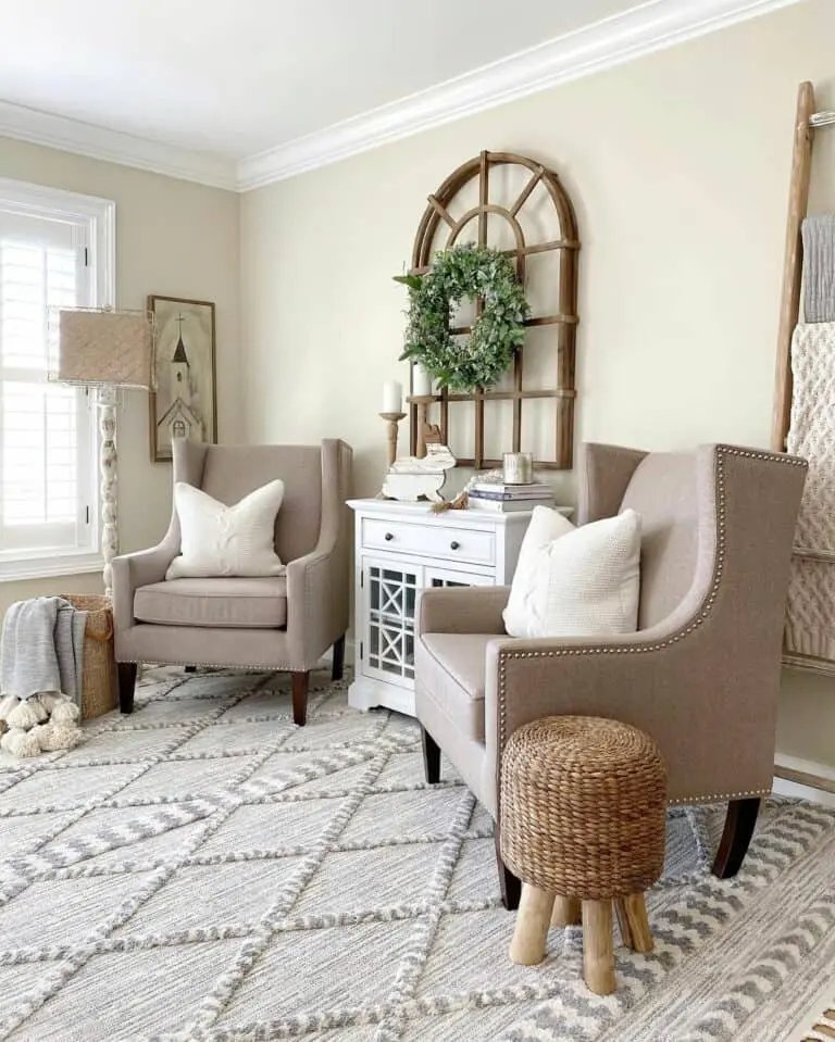 Neutral Farmhouse Room