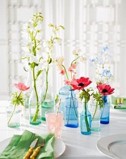 Painted Glass Vases
