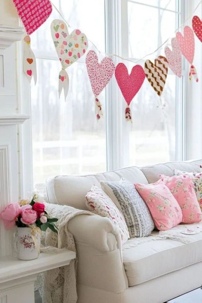 Paper Heart Garlands