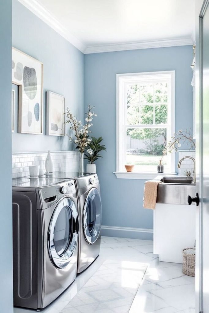 Pastel Blue Laundry