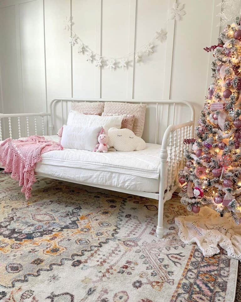 Pink Christmas Bedroom