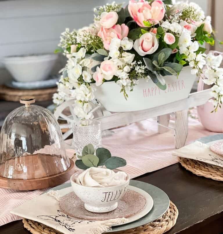 Pink Easter Centerpiece