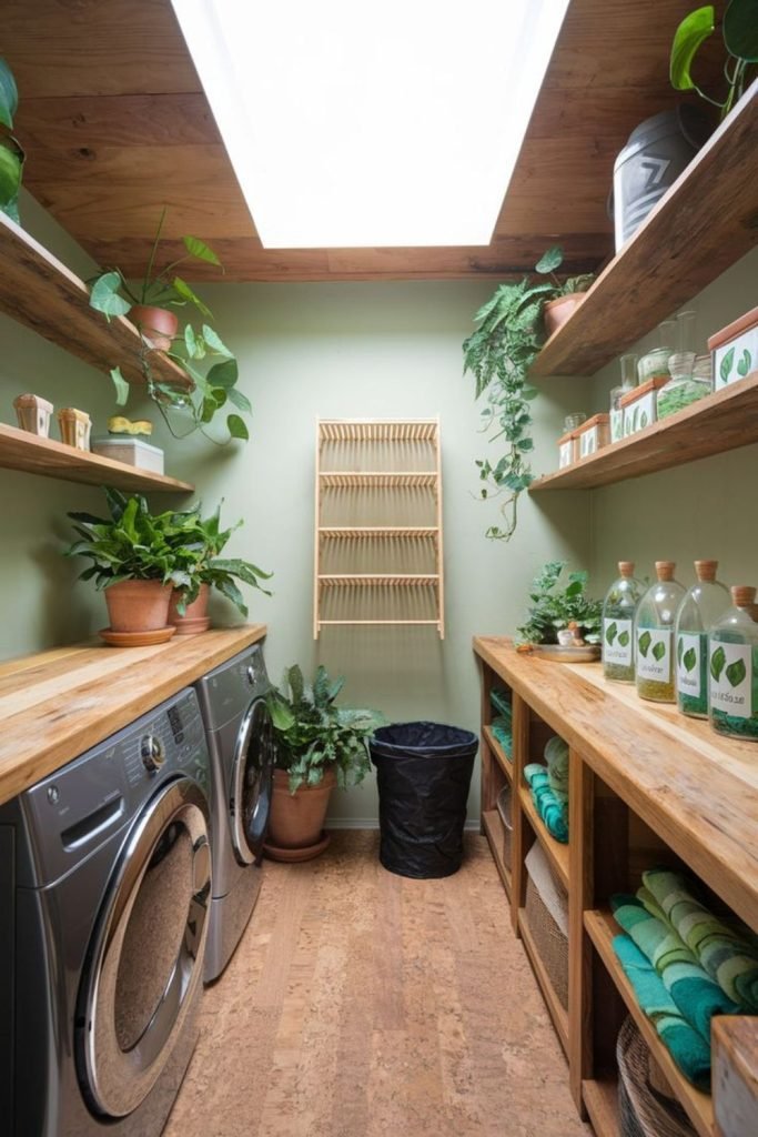 Plant-Filled Laundry