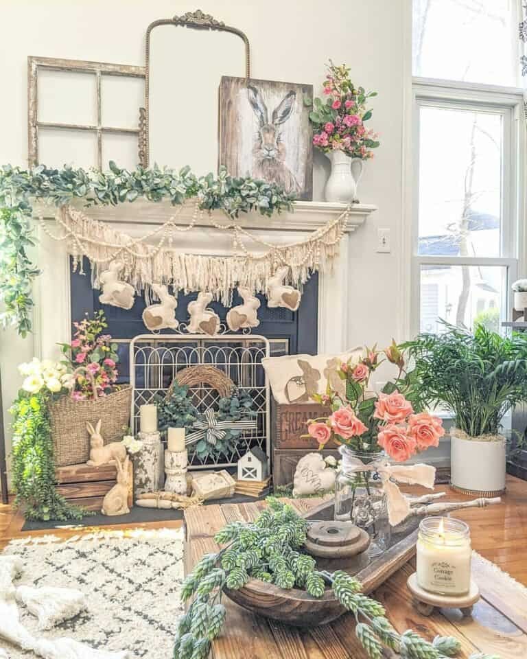 Rabbit Fireplace Garland