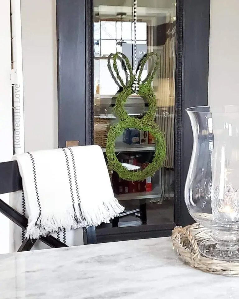 Rabbit Wreath Display