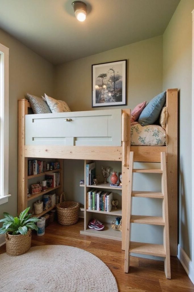 Raised Loft Bed