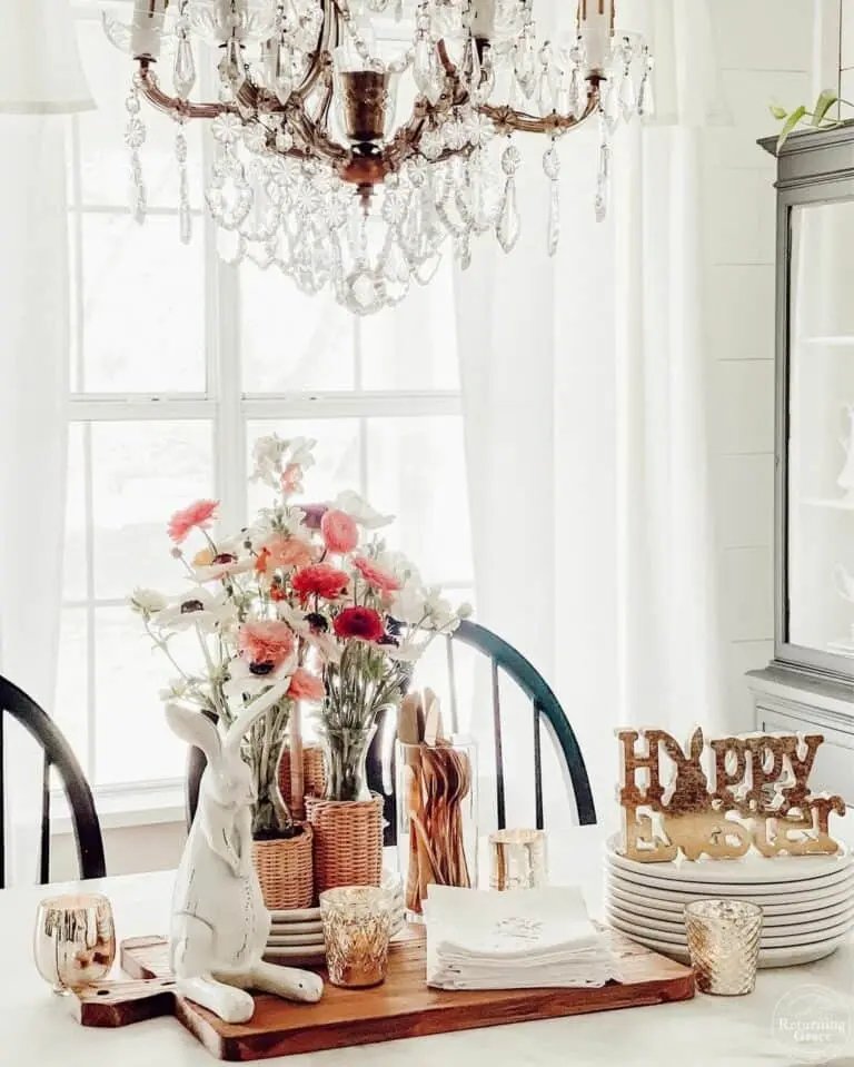 Rose Gold Easter Table