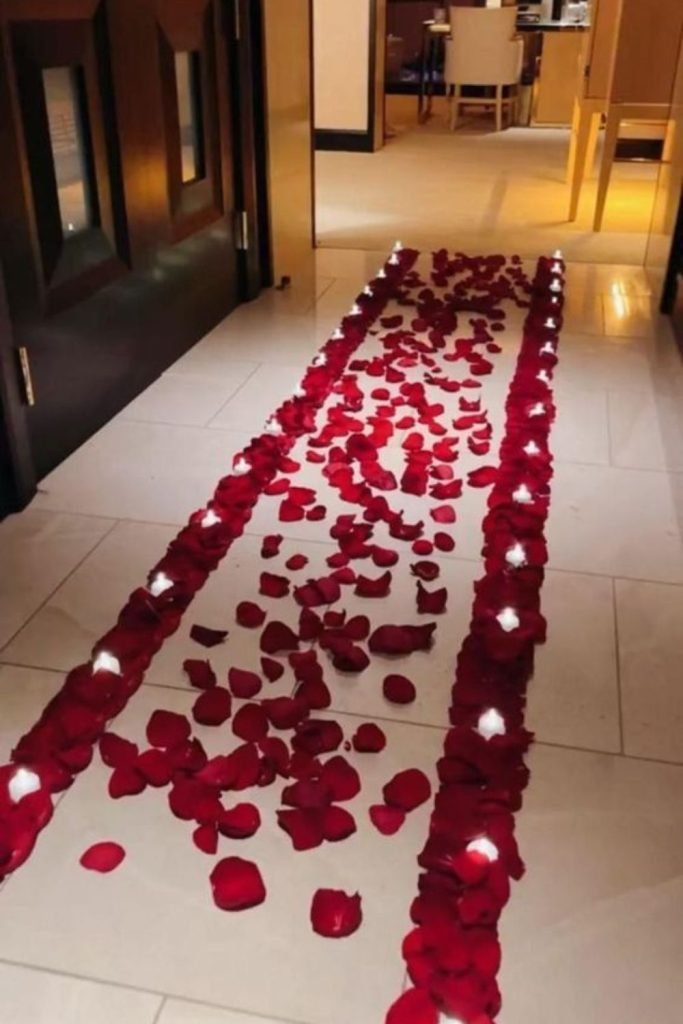 Scattered Rose Petals