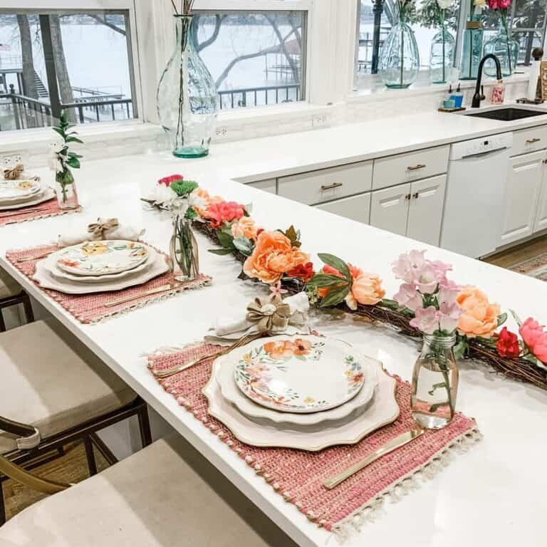 Spring Floral Kitchen