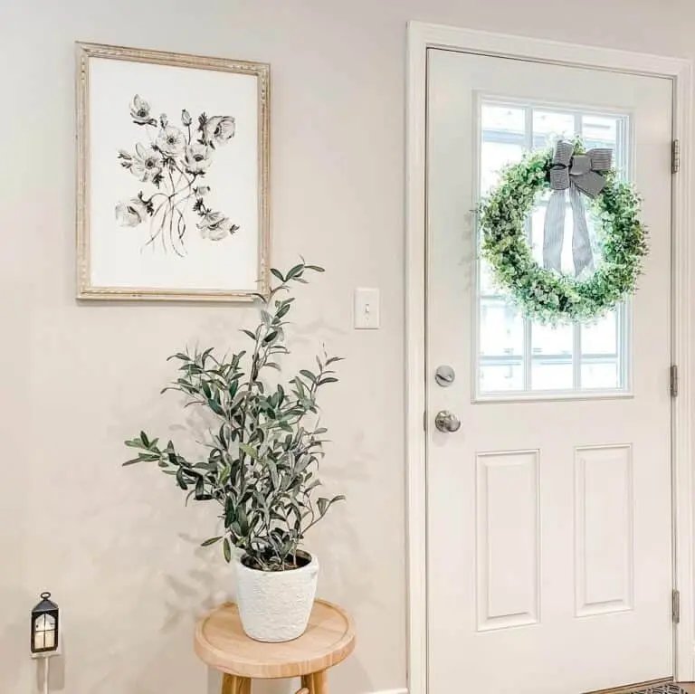 Spring Foyer Decor