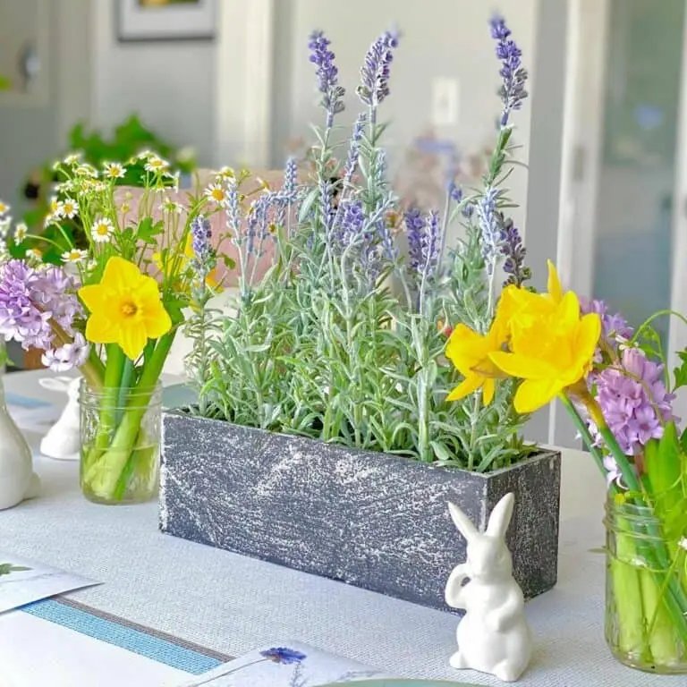 Spring Mason Jar Display