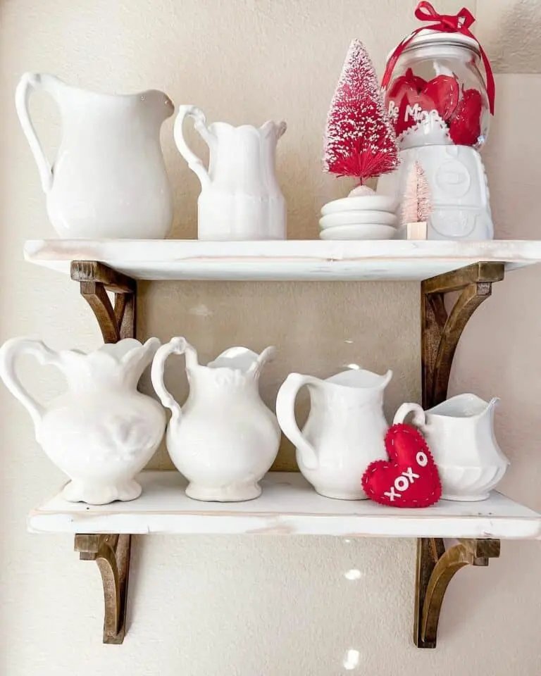 Valentine Pitcher Display