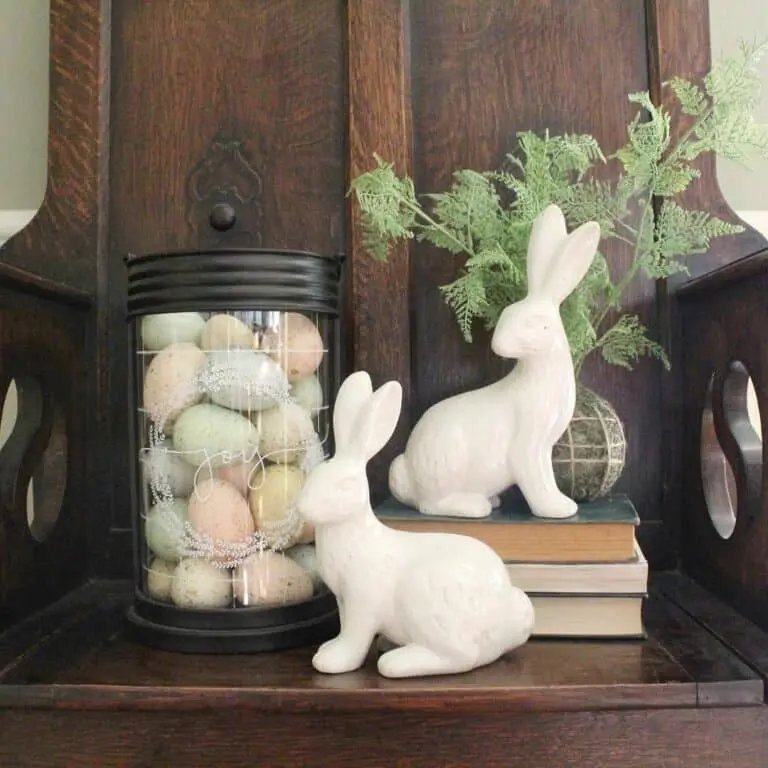 White Bunny Ornaments