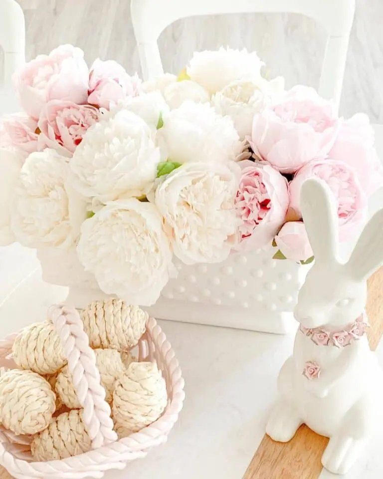 White Ceramic Arrangements