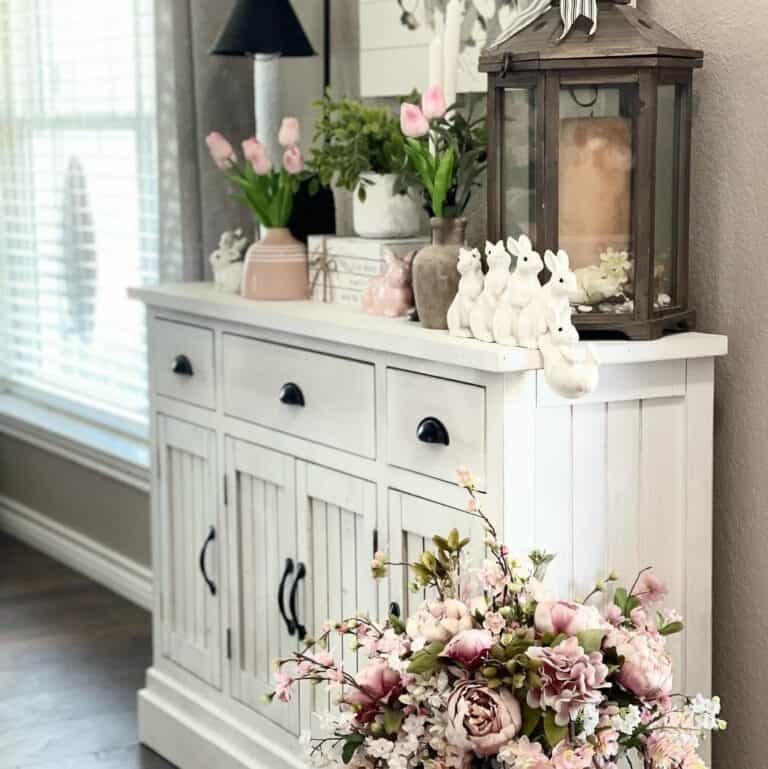 White Console Styling