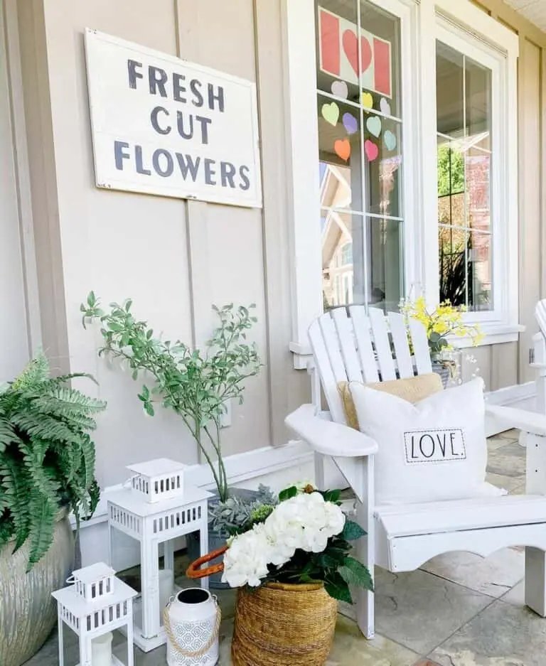 White Lantern Displays