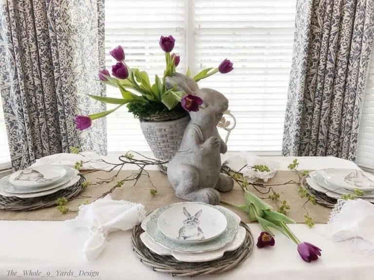 White Rabbit Centerpiece