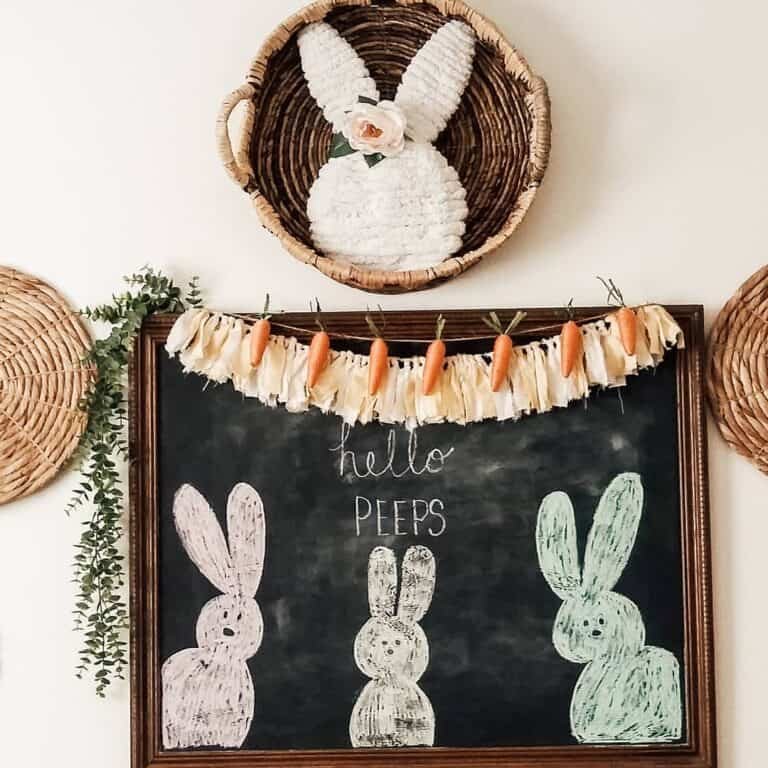 White Rabbit Chalkboard