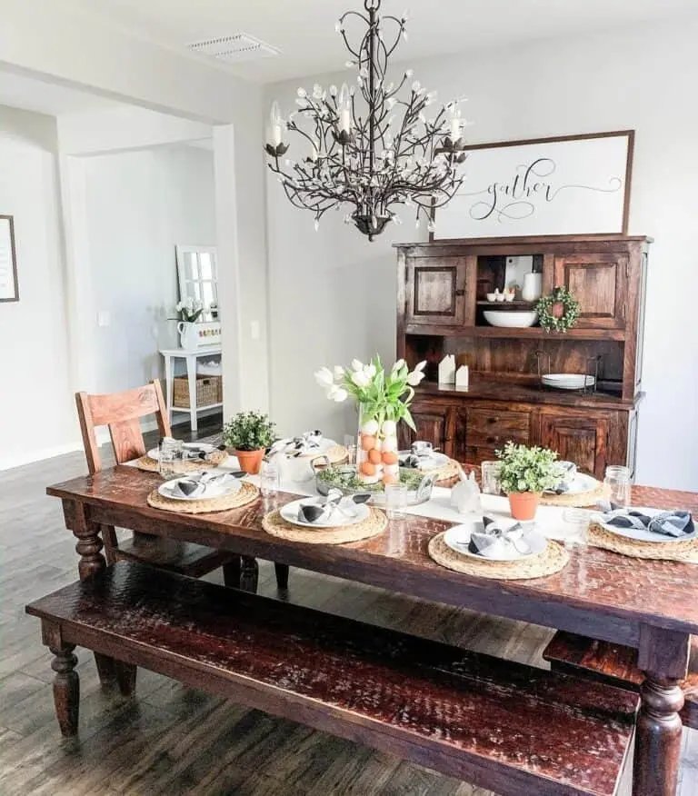 White Tulip Centerpiece