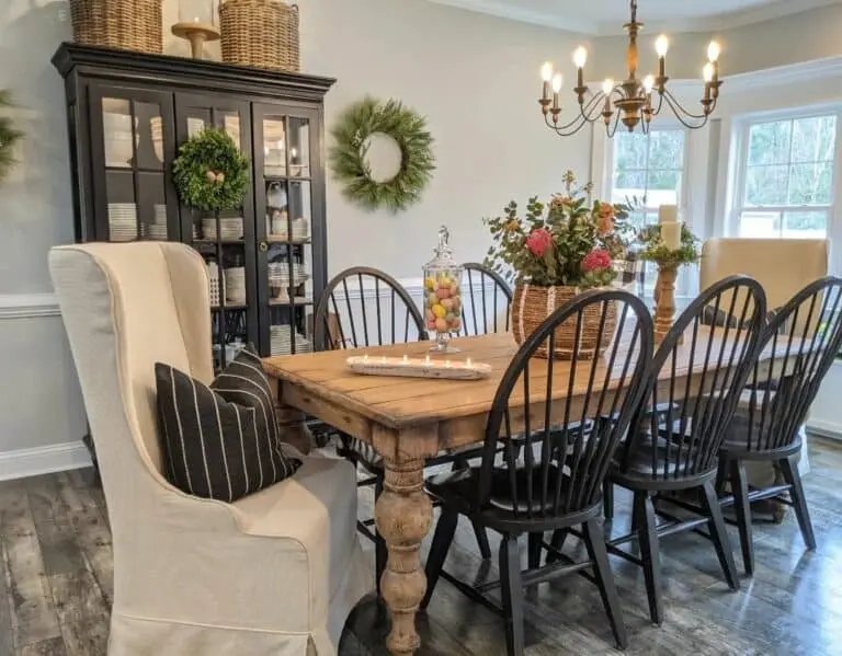 Wicker Basket Centerpiece