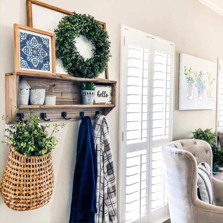 Wooden Shelf Display