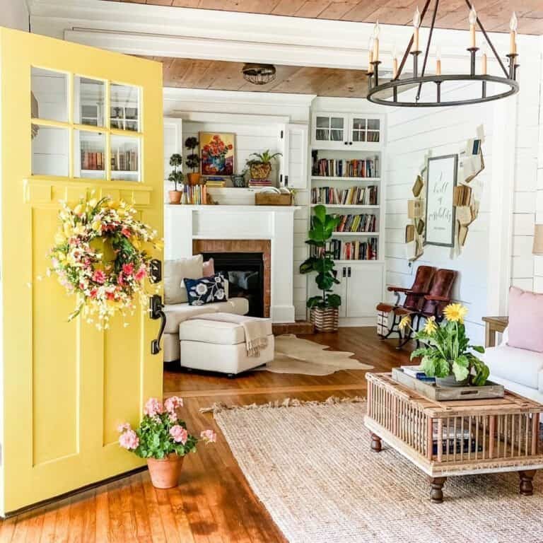 Yellow Cottage Door