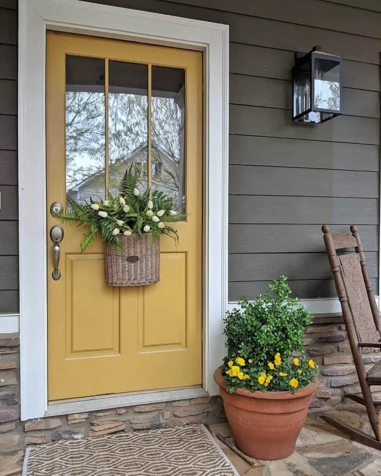 Yellow Door Spring Display