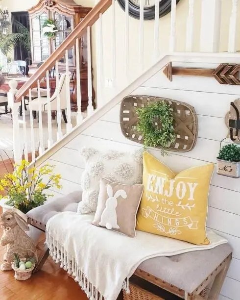 Yellow Spring Pillows