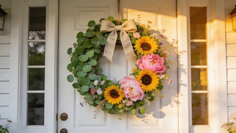 35 Lovely Summer Wreath Ideas for Your Front Door