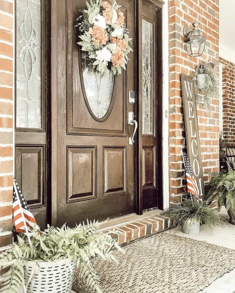 American Flag Porch