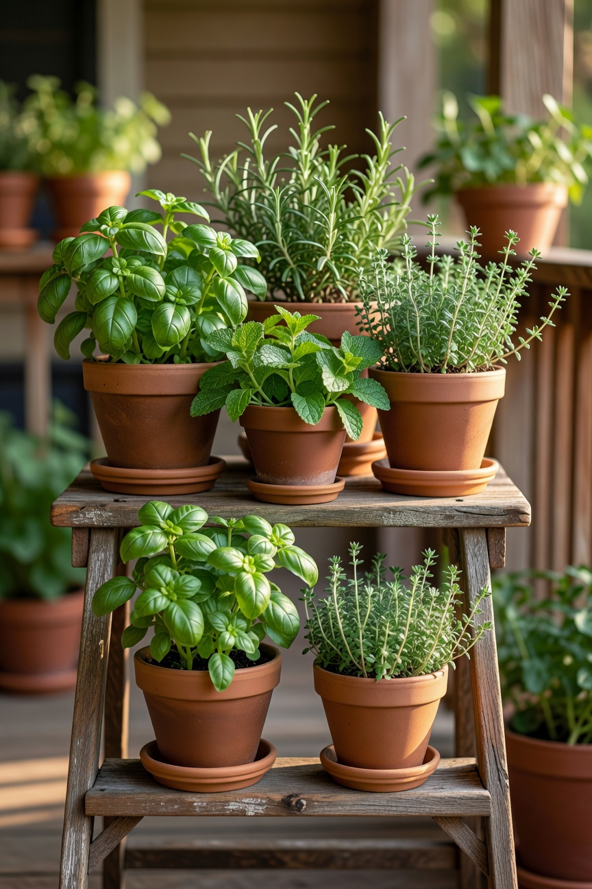 Arrange a Fresh Herb Garden
