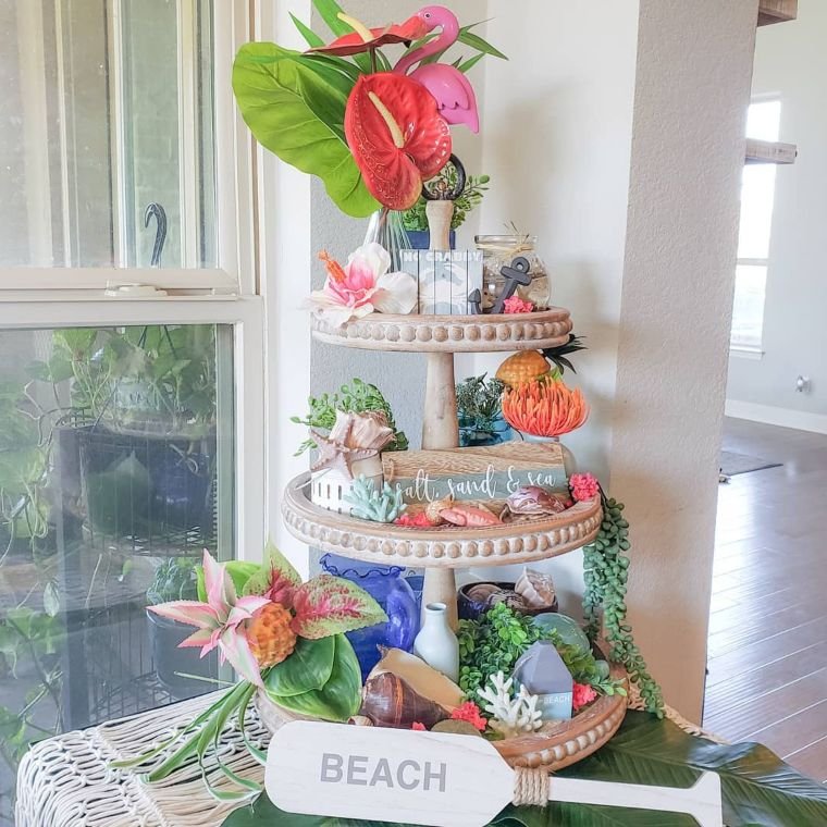 Beach Tiered Shelf