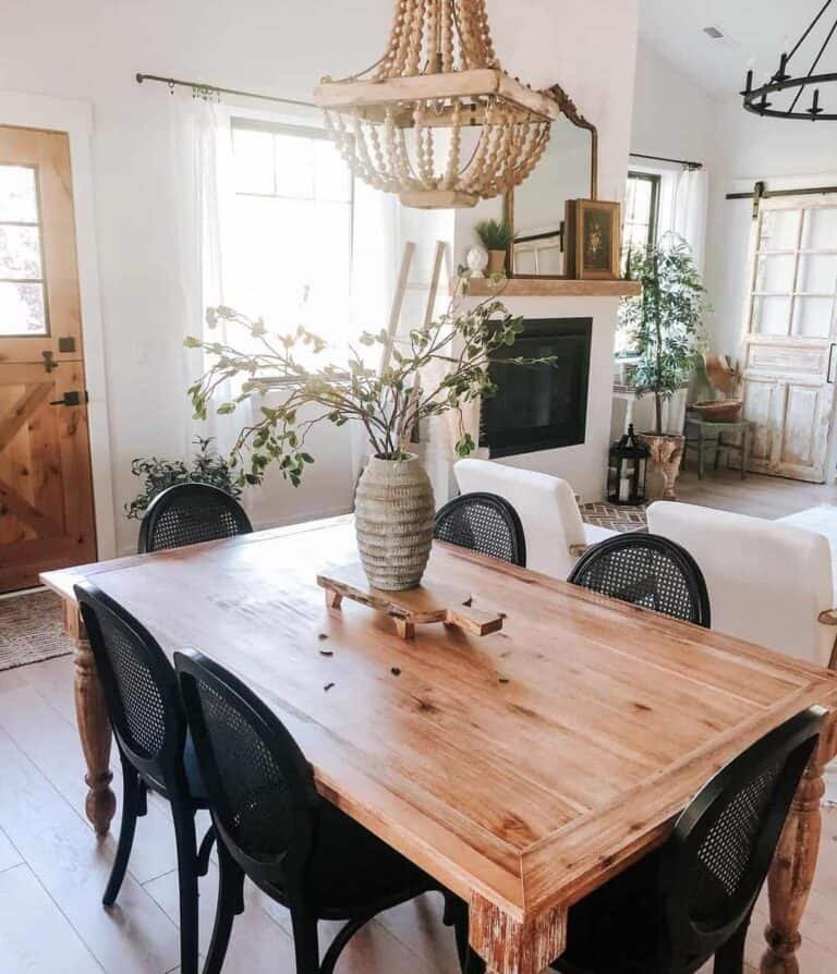 Beaded Dining Chandelier