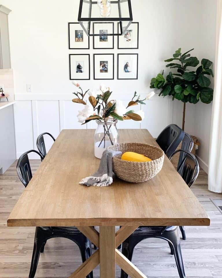 Black and Wood Dining