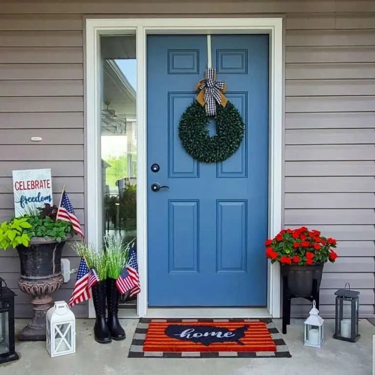 Blue Front Door