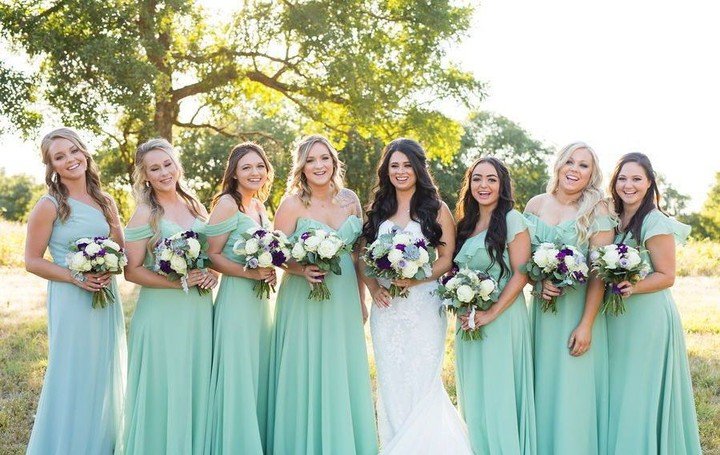 Bold Bridesmaid Colors
