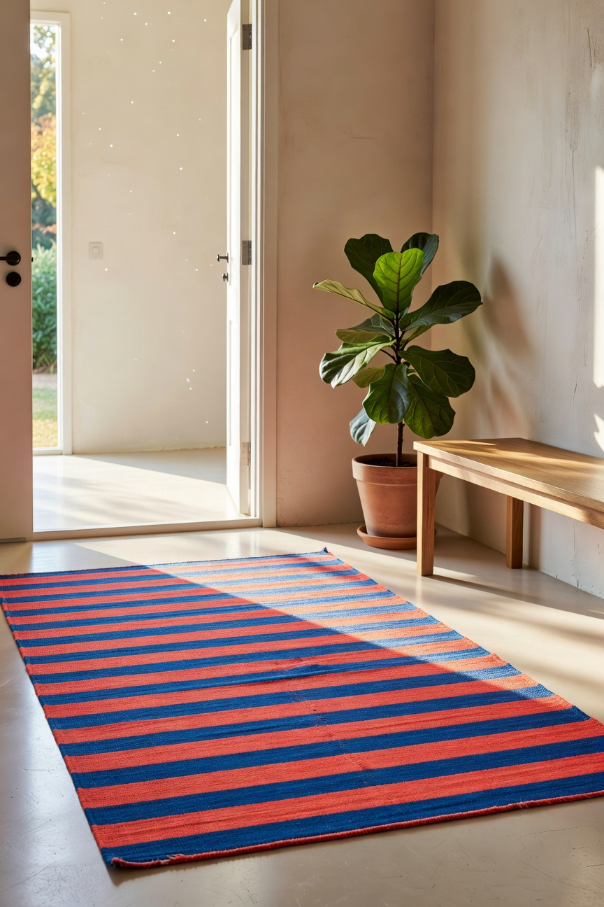 Bright Outdoor Rug Indoor Swap