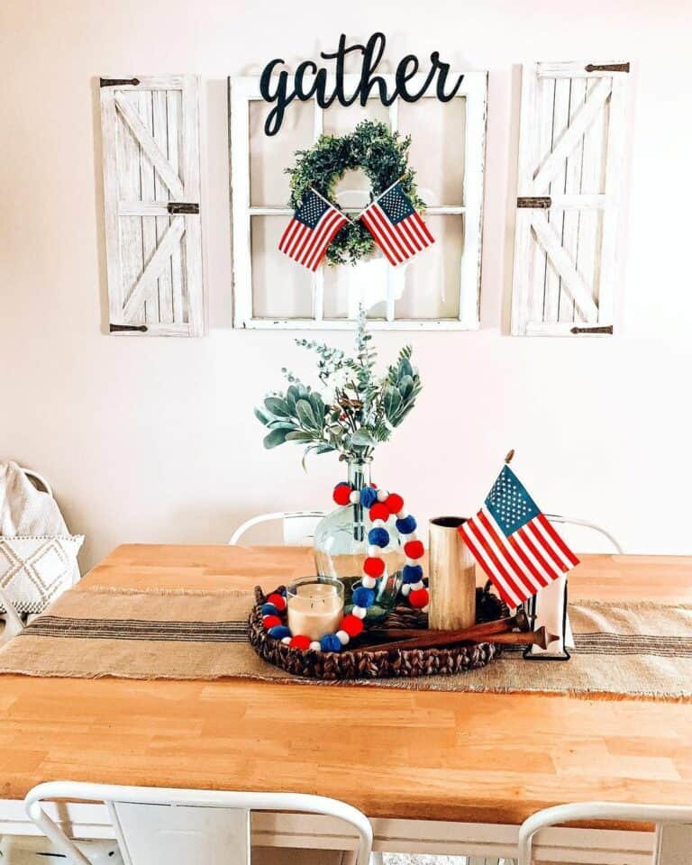 Burlap Table Runner