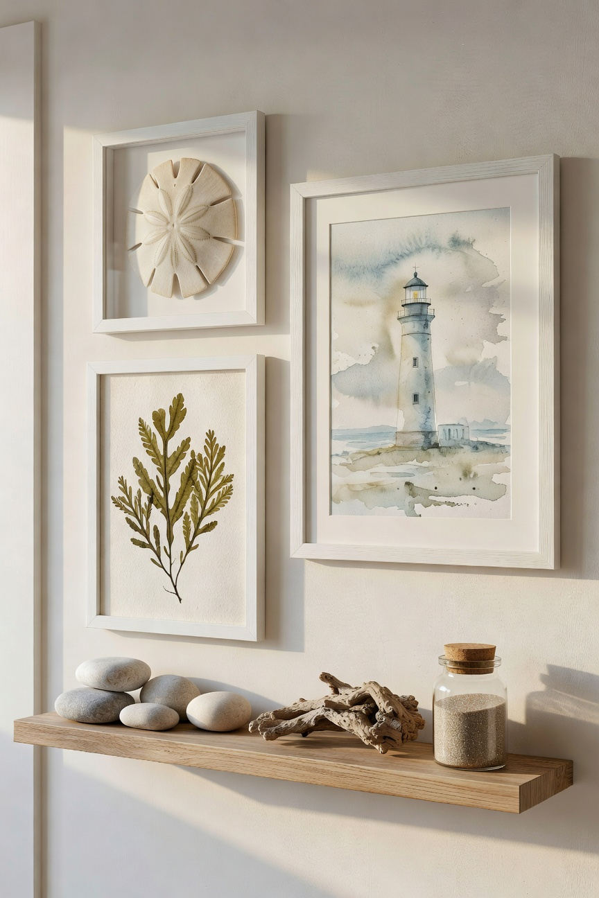 Coastal Gallery Wall Arrangements