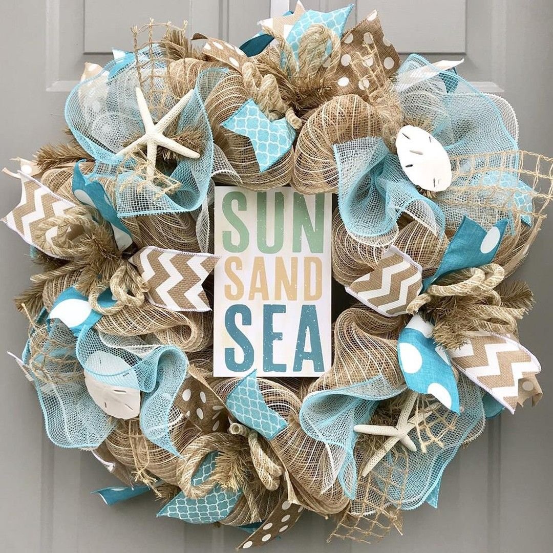 Coastal Ribbon Wreath