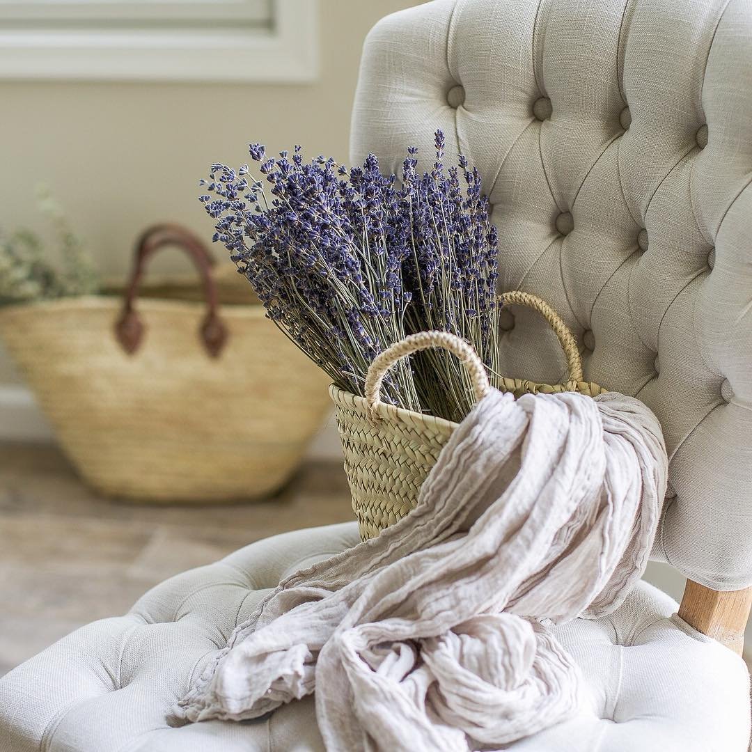 Dried Lavender Baskets