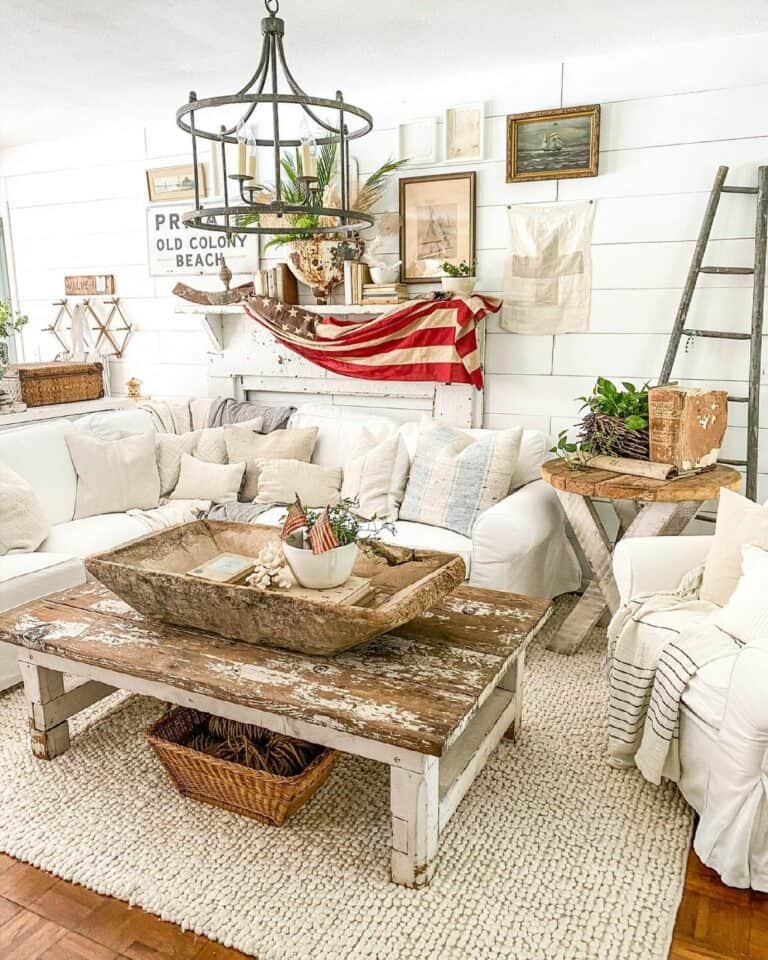 Faux Fireplace Mantel