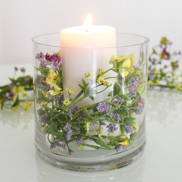 Flowers and Candles