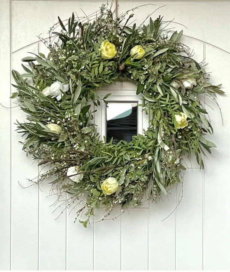 Green Door Wreath