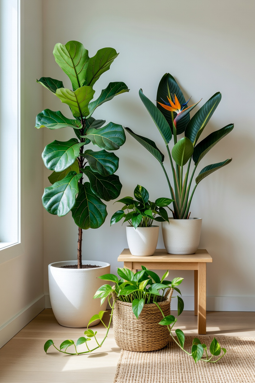 Indoor Tropical Plant Styling