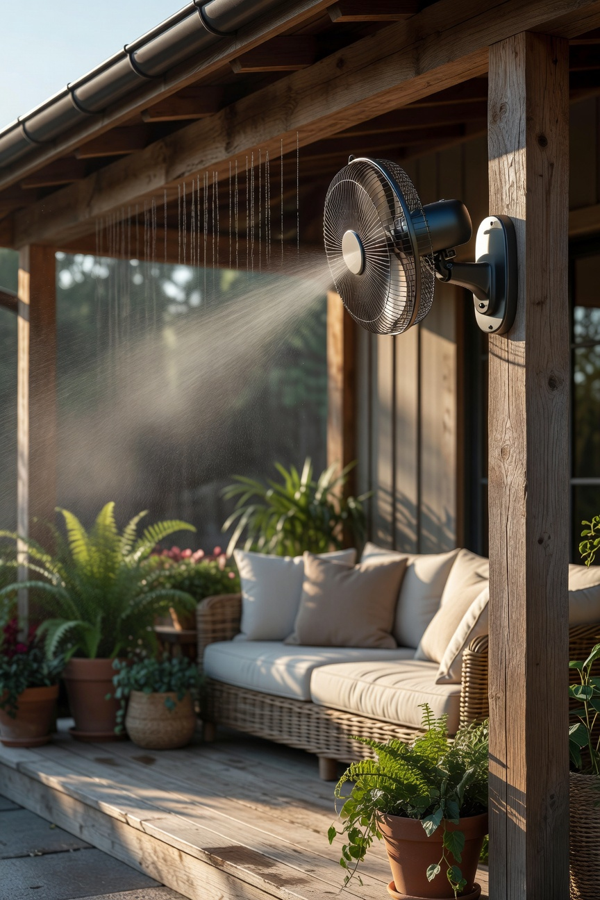 Install a Misting Fan System