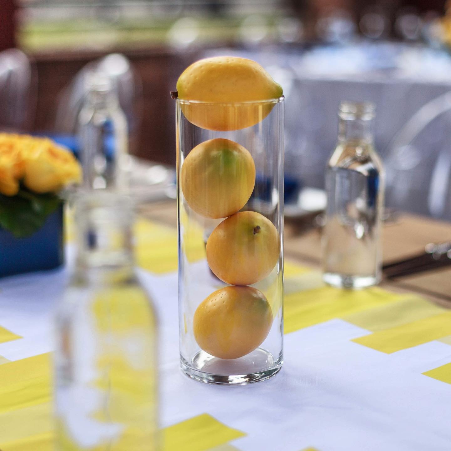 Lemon Cylinder Vase