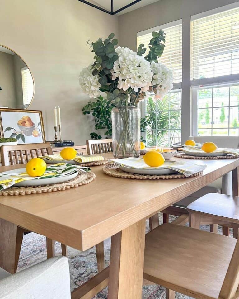 Lemon Table Setting
