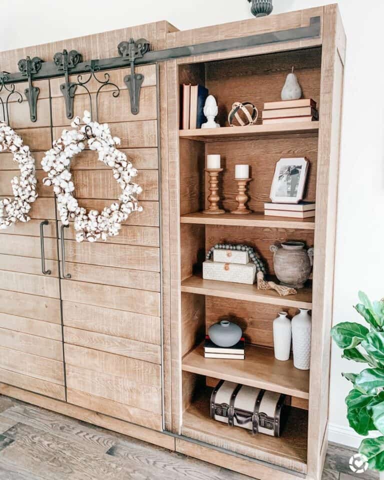 Light Wood Shiplap Doors